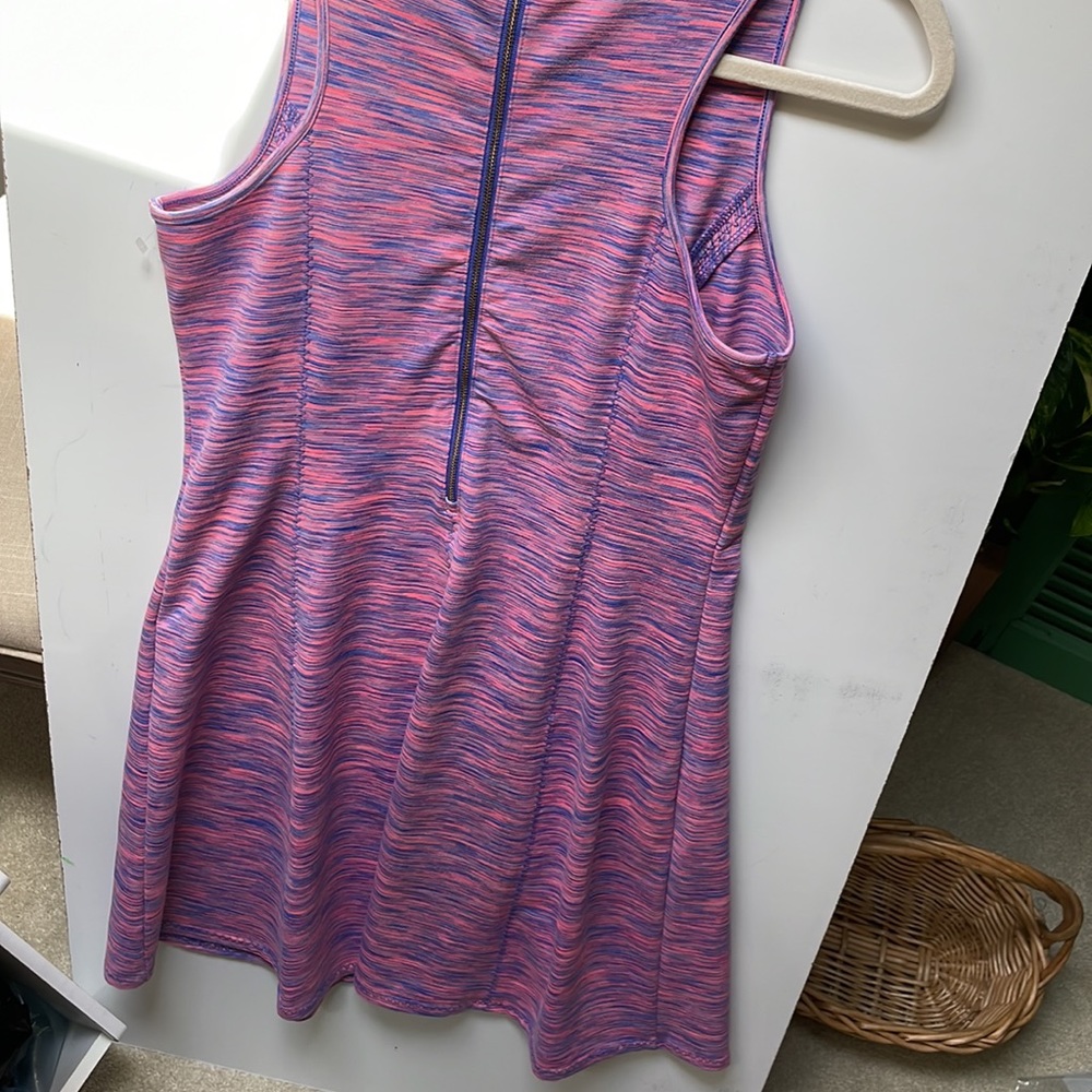LILLY Pulitzer Fit & Flare Stretchy Comfortable Sleeveless Dress w/ Zipper Back - Picture 7 of 9